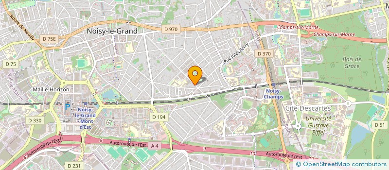 localisation de l'entreprise SCI MALNOUE à NOISY-LE-GRAND