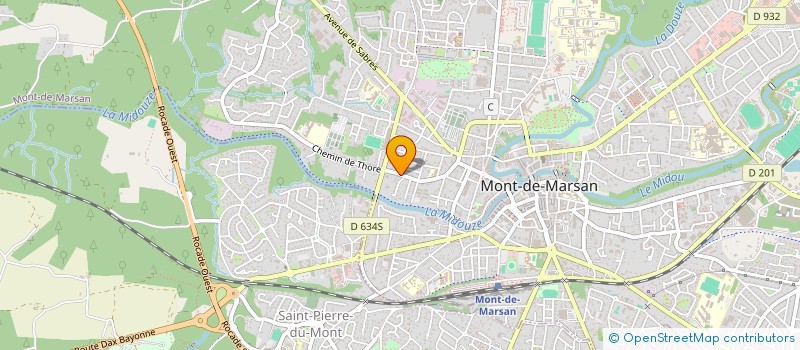 localisation de l'entreprise SCI MALO 40 à MONT-DE-MARSAN