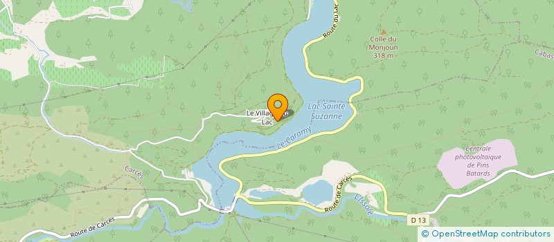 localisation de l'entreprise SCI MALO  CARCES