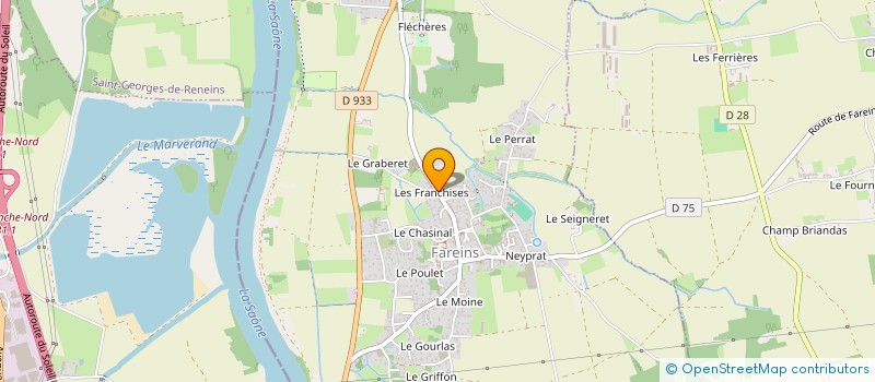 localisation de l'entreprise SCI MALO à JASSANS-RIOTTIER