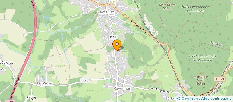 localisation de l'entreprise SCI MALO  REVONNAS