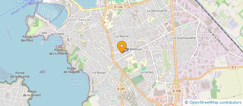 localisation de l'entreprise SCI MALO  SAINT-MALO