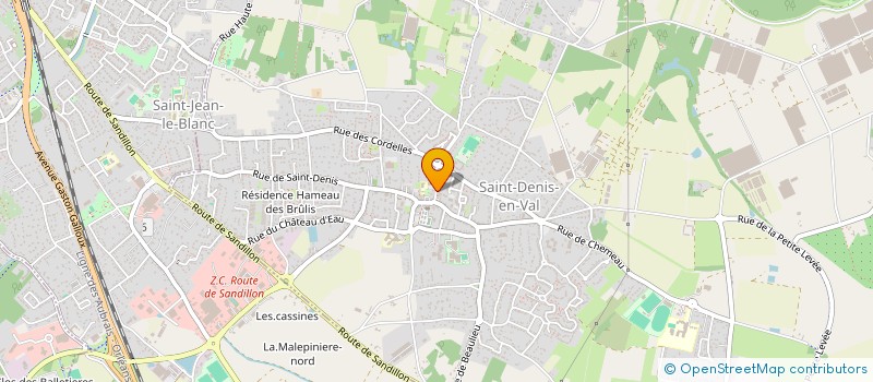 localisation de l'entreprise SCI MALO B. à SAINT-DENIS-EN-VAL