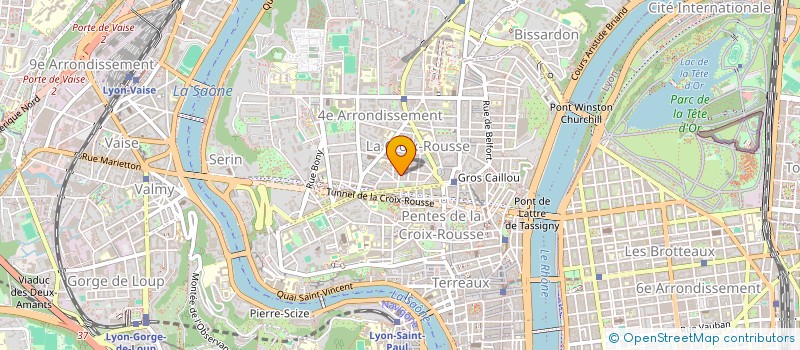 localisation de l'entreprise SCI MALO CROIX ROUSSE  LYON