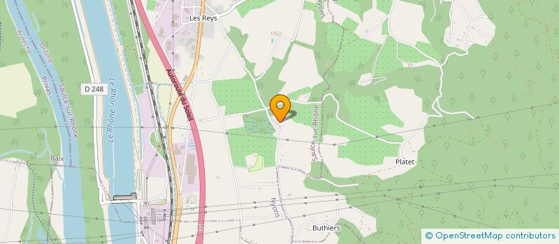 localisation de l'entreprise SCI MALODO  SAULCE-SUR-RHONE