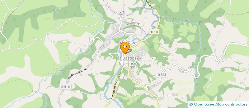 localisation de l'entreprise SCI MALODO  LA BASTIDE-CLAIRENCE