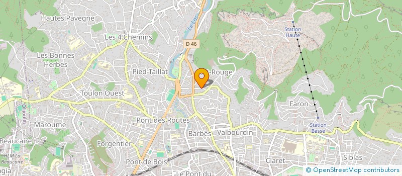 localisation de l'entreprise SCI MALOGUI  TOULON