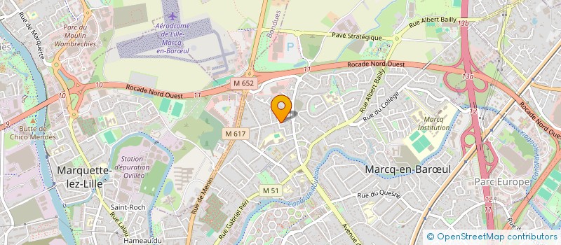 localisation de l'entreprise SCI MALOLOUGO à MARCQ-EN-BARŒUL
