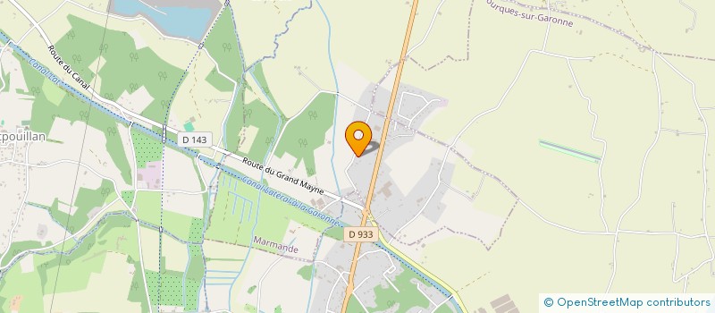 localisation de l'entreprise SCI MALOMA  MARMANDE