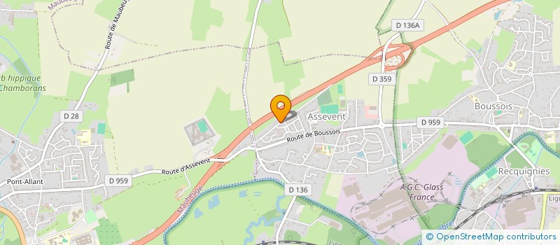 localisation de l'entreprise SCI MALOMAH  ASSEVENT