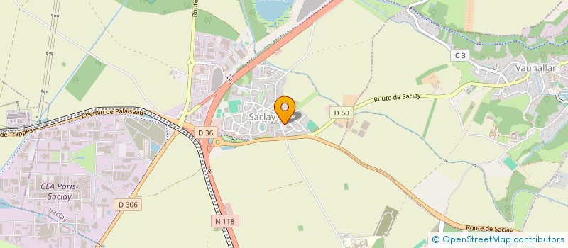 localisation de l'entreprise SCI MALOMI  SACLAY