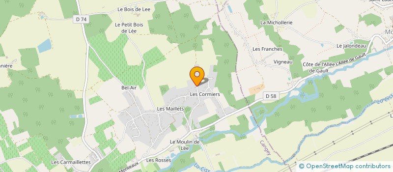 localisation de l'entreprise SCI MALONI  CANGEY