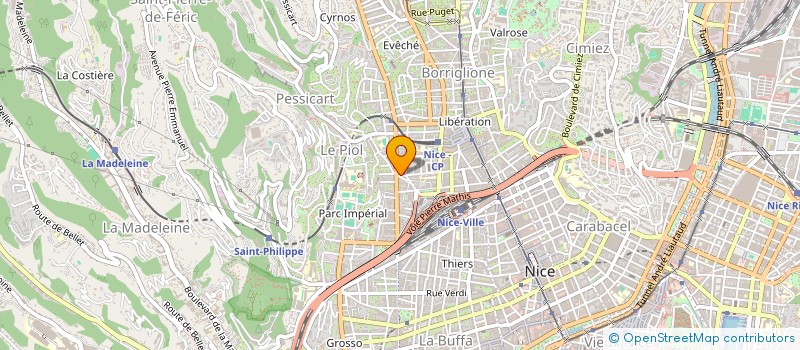 localisation de l'entreprise SCI MALORATICH  NICE