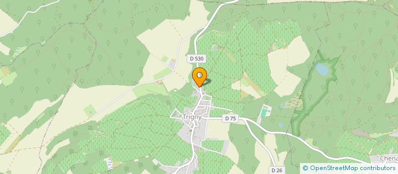 localisation de l'entreprise SCI MALOT  TRIGNY