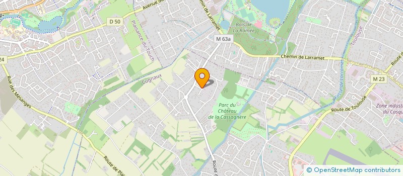 localisation de l'entreprise SCI MALOU  CUGNAUX