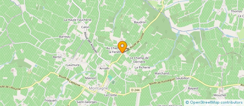 localisation de l'entreprise SCI MALOU  PUISSEGUIN