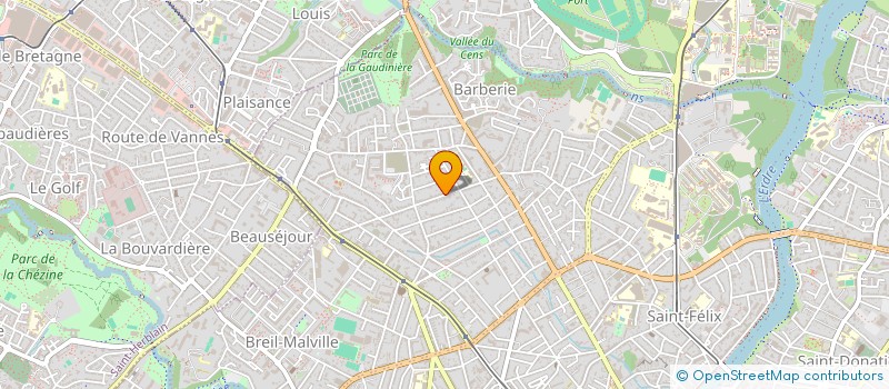 localisation de l'entreprise SCI MALOU à NANTES