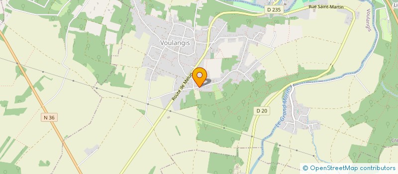 localisation de l'entreprise SCI MALOU  VOULANGIS