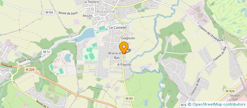localisation de l'entreprise SCI MALOU à AUSSONNE