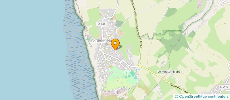 localisation de l'entreprise SCI MALOU  EQUIHEN-PLAGE