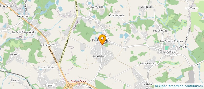 localisation de l'entreprise SCI MALOU à CHAPTELAT