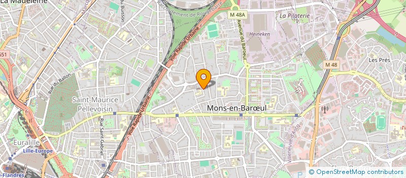 localisation de l'entreprise SCI MALOU  MONS-EN-BARUL