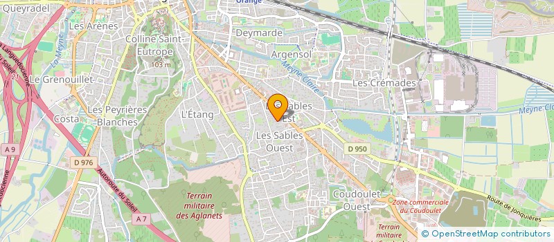 localisation de l'entreprise SCI MALOU  ORANGE