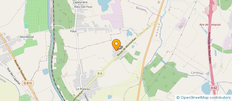 localisation de l'entreprise SCI MALOU  DIEUPENTALE