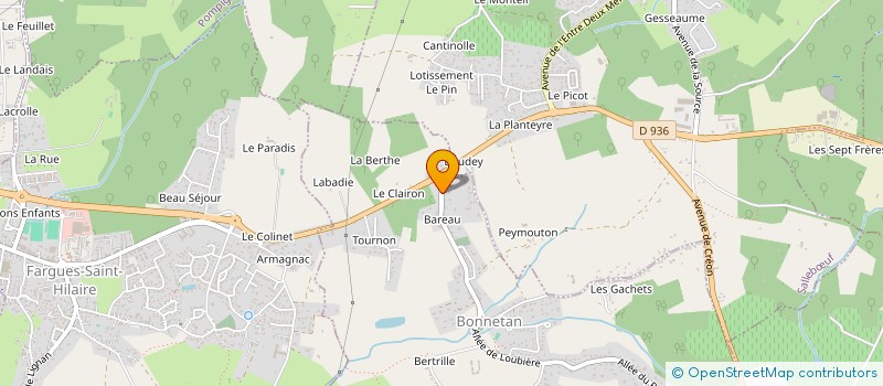 localisation de l'entreprise SCI MALOU-CURSOL  BONNETAN