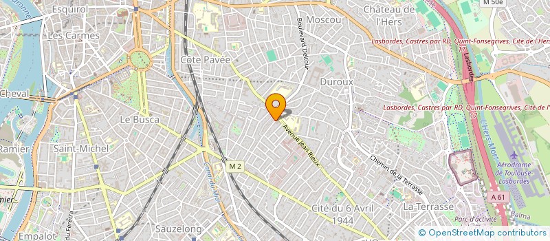 localisation de l'entreprise SCI MALOUGA à TOULOUSE