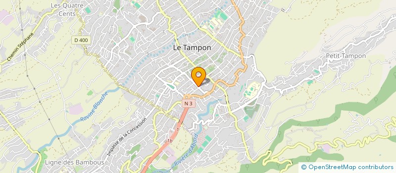 localisation de l'entreprise SCI MALOUINE  LE TAMPON
