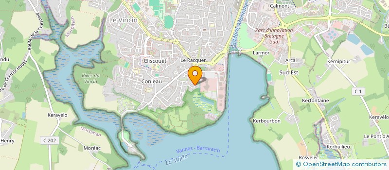 localisation de l'entreprise SCI MALOUISE  VANNES