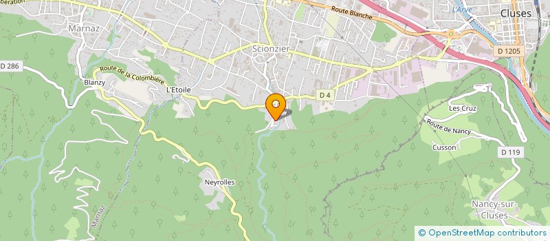 localisation de l'entreprise SCI MALOUJU à SCIONZIER