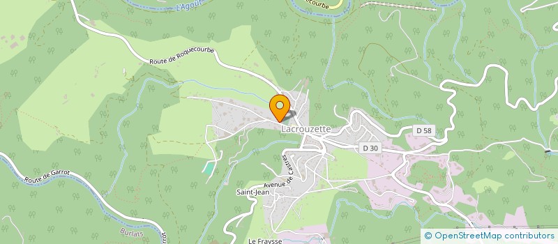 localisation de l'entreprise SCI MALPEAU  LACROUZETTE