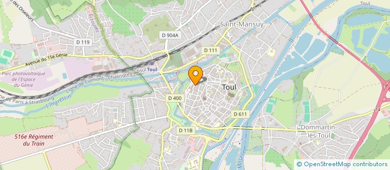 localisation de l'entreprise SCI MALPERTUIS  TOUL