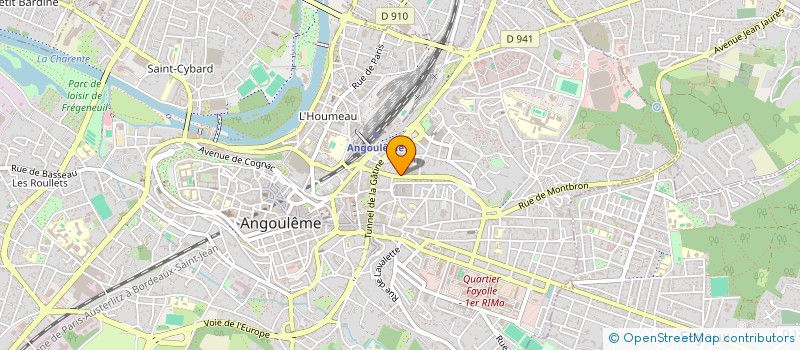 localisation de l'entreprise SCI MALPERTUIS à ANGOULEME