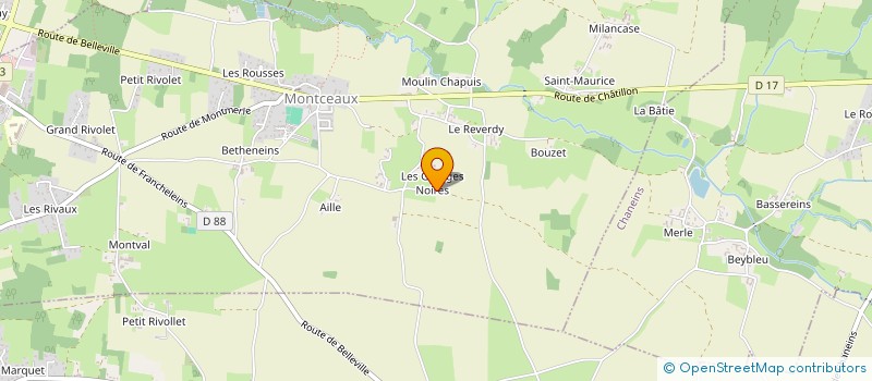 localisation de l'entreprise SCI MALPY  MONTCEAUX