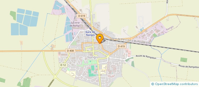 localisation de l'entreprise SCI MALRAUX  NANGIS