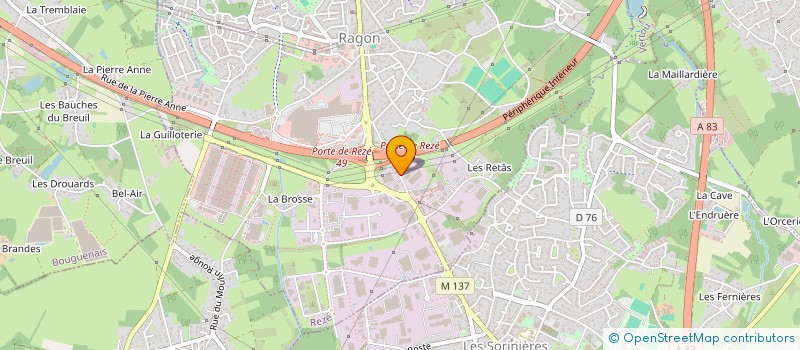 localisation de l'entreprise SCI MALT  REZE