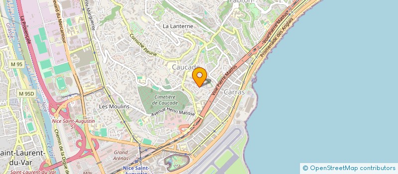 localisation de l'entreprise SCI MALT à NICE