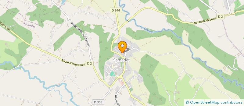 localisation de l'entreprise SCI MALTA  SAMADET