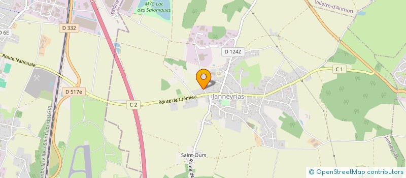 localisation de l'entreprise SCI MALTA ONE  JANNEYRIAS