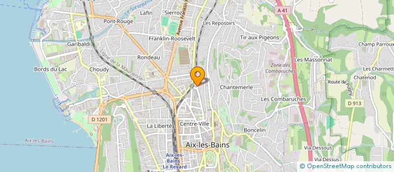 localisation de l'entreprise SCI MALTAIR  AIX-LES-BAINS