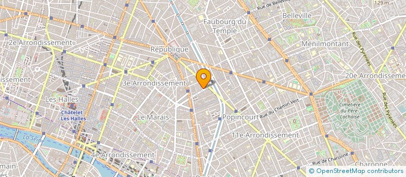 localisation de l'entreprise SCI MALTE LES LUCAS  PARIS