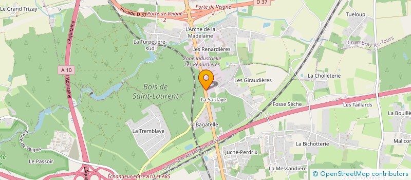 localisation de l'entreprise SCI MALTY à VEIGNE