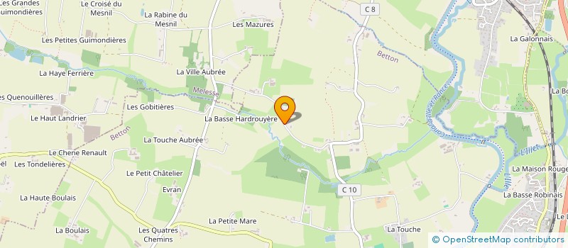 localisation de l'entreprise SCI MALU  BETTON