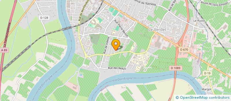 localisation de l'entreprise SCI MALUBA  LIBOURNE