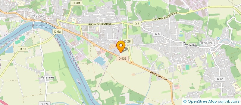 localisation de l'entreprise SCI MALUCAS à REYRIEUX