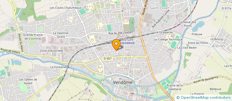 localisation de l'entreprise SCI MALUCLERI  VENDOME