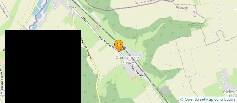 localisation de l'entreprise SCI MALUDAR  QUINCAMPOIX-FLEUZY